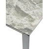 Стол CORNER 120 ITALIAN DARK GREY Серый мрамор глянцевый, керамика GREY1