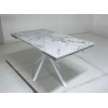 Стол МОНАКО 140 (+350Х2) Белый глянец К-11, керамика / Белый